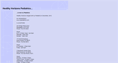Desktop Screenshot of hhpeds.com